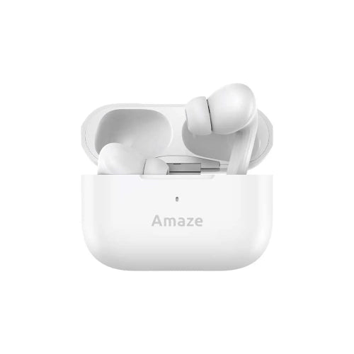 AMAZE A600 True Wireless Earbuds Bluetooth 5.3 Black & White Price in Pakistan | TechShek.pk