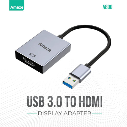 AMAZE A800 USB 3.0 to HDMI 1080p Adapter Price in Pakistan | TechShek.pk