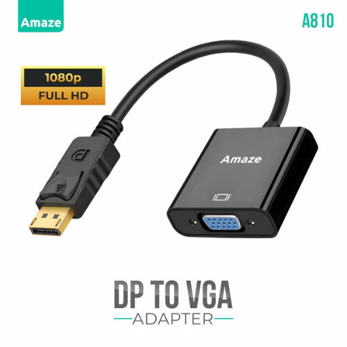 AMAZE A810 DP to VGA Adapter 1080p Price in Pakistan | TechShek.pk