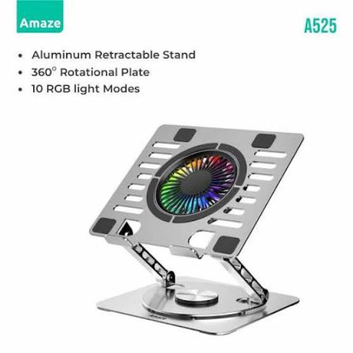 Amaze A525 RGB Cooling Laptop Stand Price In Pakistan - Techshek.pk