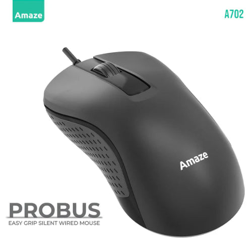 Amaze A702 Silent Click Wired Mouse Price In Pakistan - Techshek.pk