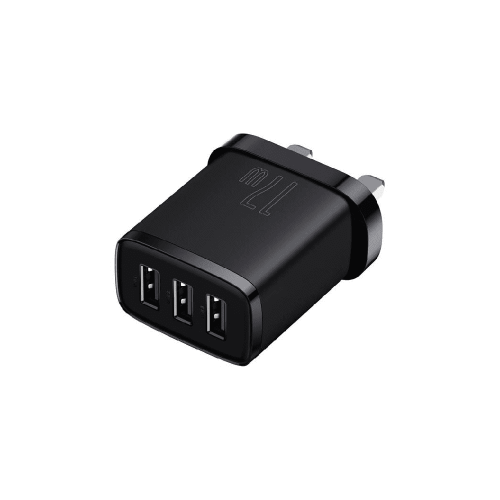 Baseus 17W 3-USB Wall Charger Price In Pakistan - Techshek.pk
