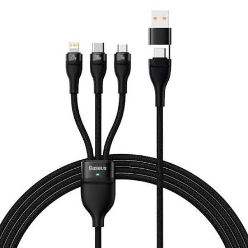 Baseus 2-in-3 Charging Cable 100W Price In Pakistan - Techshek.pk