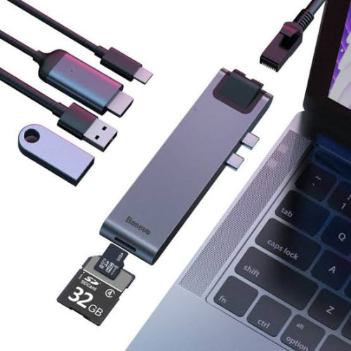 Baseus 7-in-1 Multiport HUB Price In Pakistan - Techshek.pk