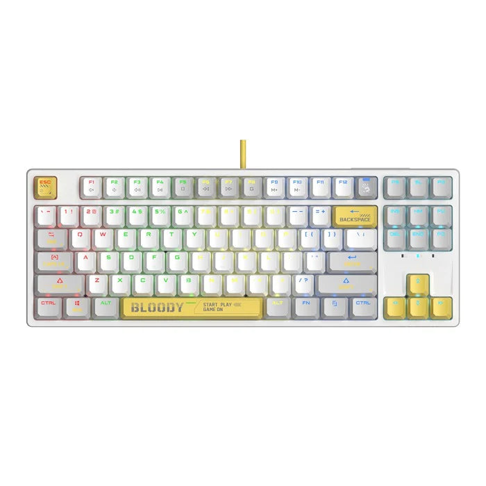 Bloody S87 RGB BLMS TKL Mechanical Keyboard 75% (87+1 Keys) Ten Key Less Compact Style