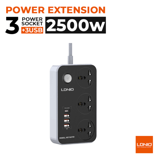 LDNIO SC3412 Power Extension 20W USB-C PD Price in Pakistan - TechShek.pk