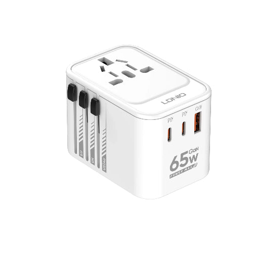 LDNIO Z6 65W GaN Universal Travel Charger Price in Pakistan - TechShek.pk