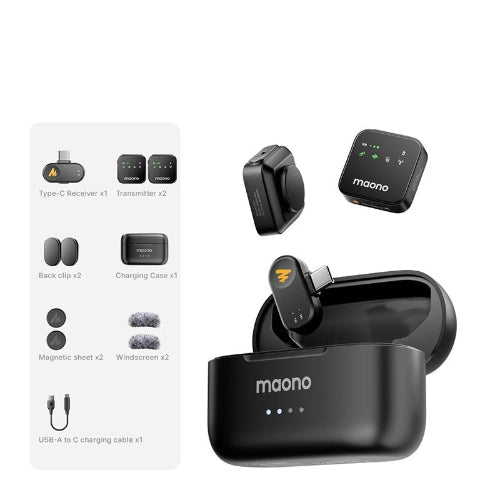 Maono Wave T1 Plus Wireless Microphone PC2 Type-C Price In Pakistan - Techshek.pk