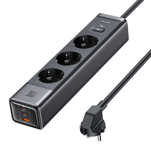 Mcdodo 6-in-1 30W GaN Power Strip Price In Pakistan - Techshek.pk