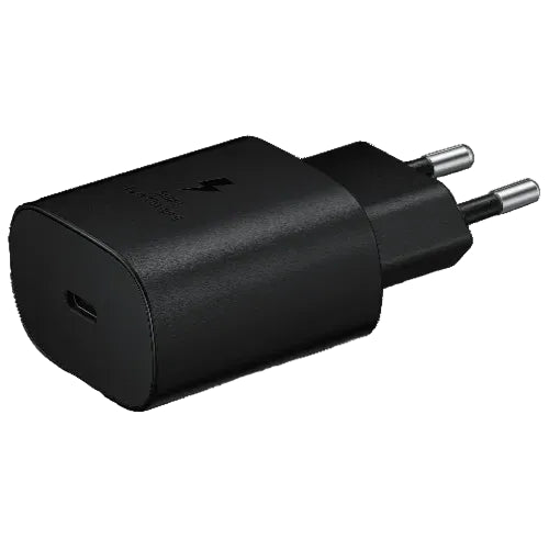Samsung 25W USB-C Fast Charger Without Cable Price in Pakistan – Black | TechShek.pk