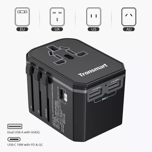 Tronsmart WCP05 33W Universal Travel Charger Price in Pakistan - TechShek.pk