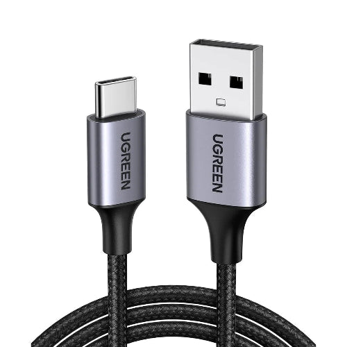 UGREEN 60128 USB-A to C Nylon Braided Cable 2M Price In Pakistan - Techshek.pk