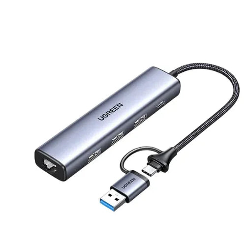 UGREEN CM475 15623 5-in-1 USB Hub Gigabit Ethernet Price In Pakistan - Techshek.pk