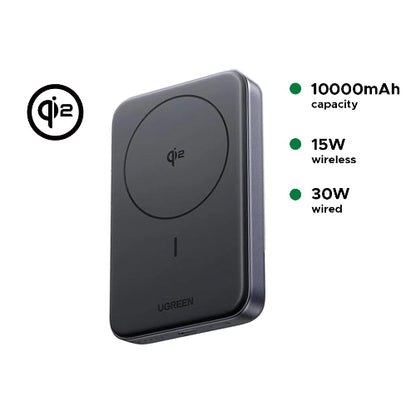UGREEN PB761 45763 10000mAh 30W Qi2 Power Bank Price In Pakistan - Techshek.pk