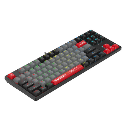 Bloody S87 RGB BLMS TKL Mechanical Keyboard 75% (87+1 Keys) Ten Key Less Compact Style
