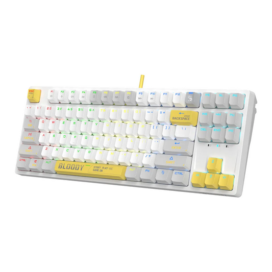 Bloody S87 RGB BLMS TKL Mechanical Keyboard 75% (87+1 Keys) Ten Key Less Compact Style